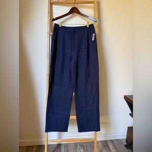 GAP Women's Navy Tencel Slacks